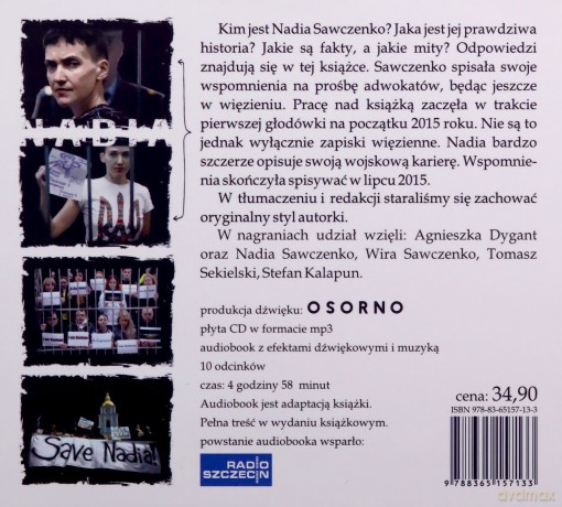 Nadia więzień Putina - Nadija Sawczenko [AUDIOBOOK]