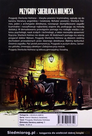 Przygody Sherlocka Holmesa - Artur Conan Doyle [KSIĄŻKA]