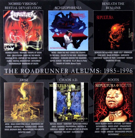 Sepultura: The Roadrunner Albums 1985-1996 [6CD]