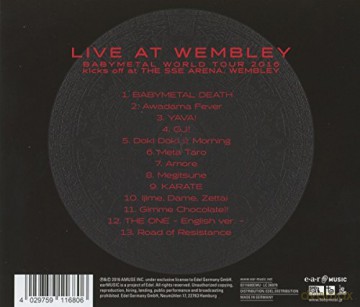 Babymetal: Live At Wembley [CD]