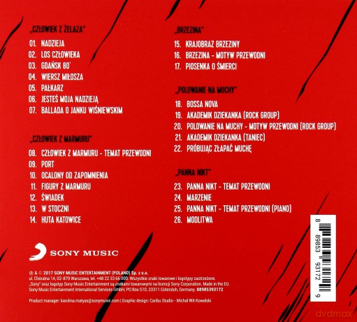 Andrzej Korzyński: Muzyka z filmów w reżyserii Andrzeja Wajdy [CD]
