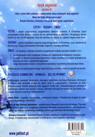 A Christmas Carol. Opowieść Wigilijna w wersji do nauki języka angielskiego - Charles Dickens [KSIĄŻKA]