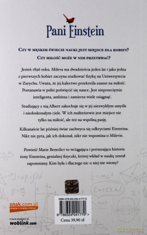 Pani Einstein - Marie Benedict [KSIĄŻKA]
