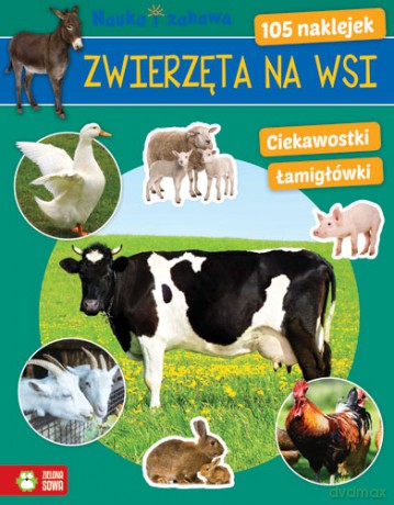 Zwierzęta na wsi. Nauka i zabawa [KSIĄŻKA]