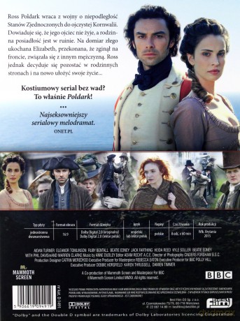 Poldark - Wichry Losu Sezon 1 [3DVD]