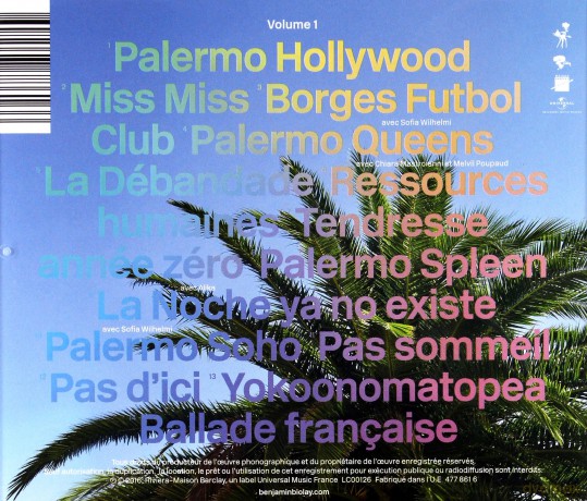 Benjamin Biolay: Palermo Hollywood [CD]