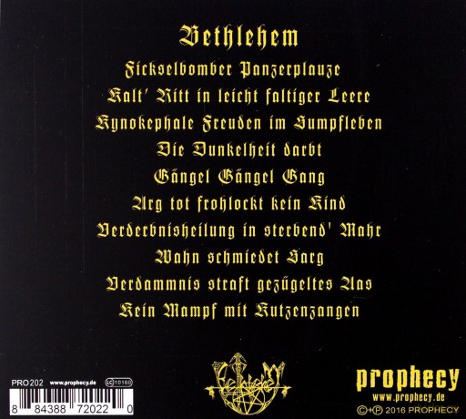 Bethlehem: Bethlehem [CD]