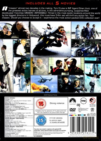 Mission Impossible 1-5 [DVD]