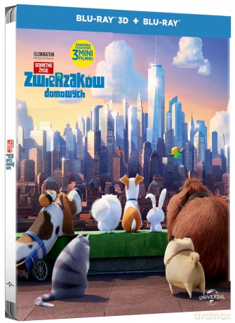 Sekretne Życie Zwierzaków Domowych (steelbook) [Blu-Ray 3D]+[Blu-Ray]