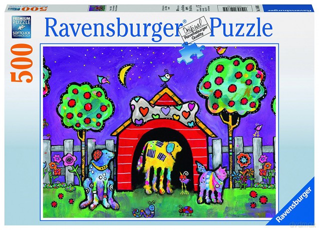 RAVENSBURGER 500 el. Dogs at Twilight [PUZZLE]