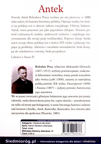Antek - Bolesław Prus [KSIĄŻKA]