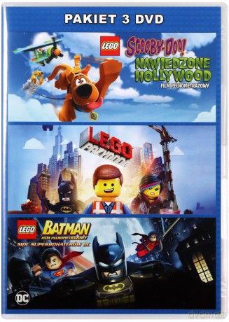 LEGO Pakiet 3 Filmów: LEGO Scooby-Doo / LEGO Przygoda / LEGO Batman [3DVD]