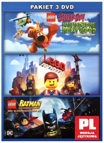 LEGO Pakiet 3 Filmów: LEGO Scooby-Doo / LEGO Przygoda / LEGO Batman [3DVD]
