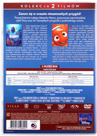 Gdzie Jest Dory / Gdzie Jest Nemo - Pakiet 2 Filmów [2DVD]