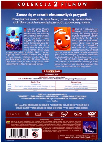 Gdzie Jest Dory / Gdzie Jest Nemo - Pakiet 2 Filmów [2DVD]