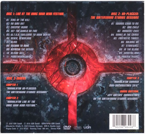 Annihilator: Triple Threat [DVD]+[CD]