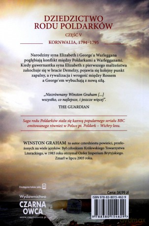 Czarny księżyc. Dziedzictwo rodu Poldarków (Tom 5) - Winston Graham [KSIĄŻKA]