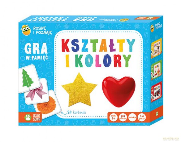 Gra w pamięć Kształty i kolory [GRA]