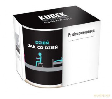 Kubek niespodzianka Dzień jak co dzień