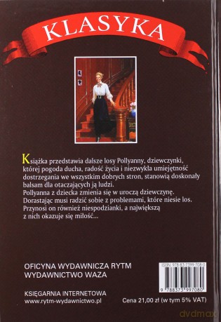 Pollyanna dorasta - Eleanor H. Porter [KSIĄŻKA]