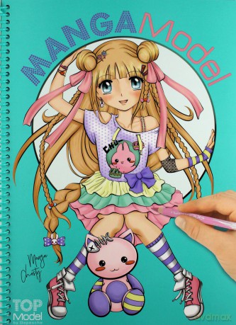 Szkicownik Manga model