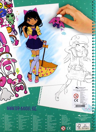 Szkicownik Manga model