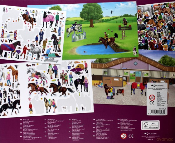 Zestaw kreatywny z naklejkami Horses dreams