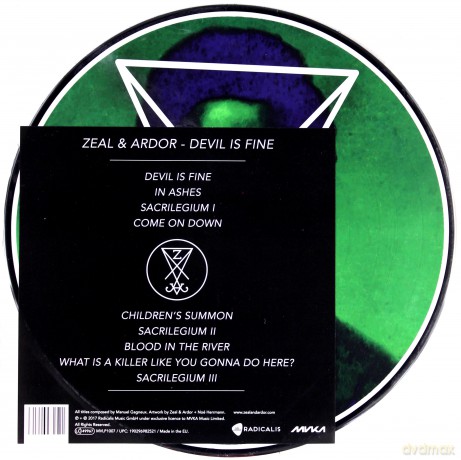 Zeal And Ardor: Devil Is Fine (Picture) [Winyl]