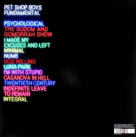 Pet Shop Boys: Fundamental [Winyl]
