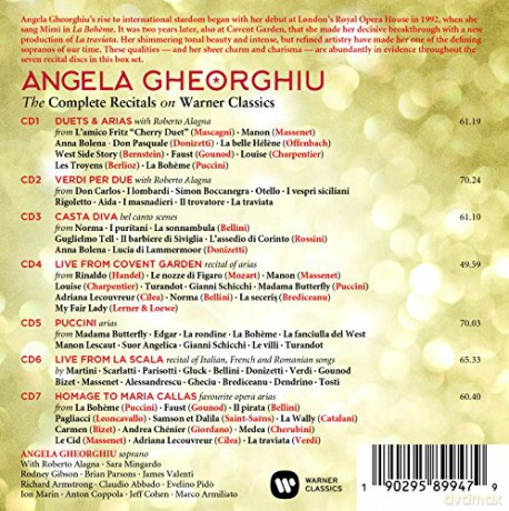 Angela Gheorghiu: The Complete Recitals On Warner Classics [7CD]