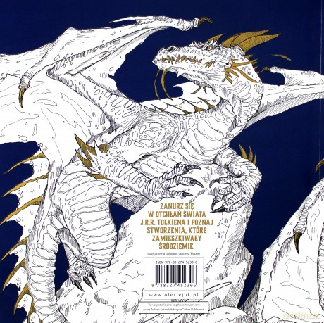 Bestiarium Tolkiena. Książka do kolorowania [KSIĄŻKA]