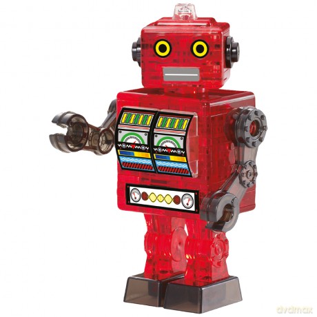 Crystal Puzzle Robot czerwony [PUZZLE]