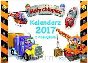 Kalendarz ścienny 2017 z naklejkami. Mały chłopiec [KALENDARZ]