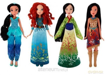 Lalka Księżniczka - Merida/Mulan różne rodzaje (wysyłka losowa)