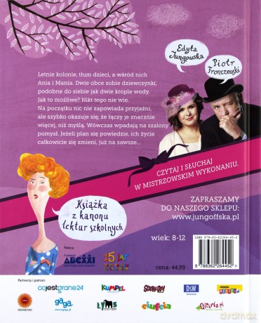 Mania czy Ania książka z audiobookiem - Erich Kastner [KSIĄŻKA]