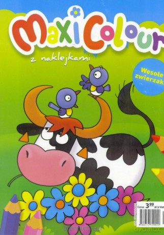 Maxicolour. Wesołe zwierzaki [KSIĄŻKA]