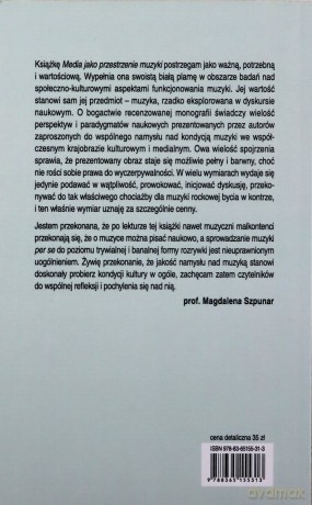 Media jako przestrzenie muzyki [KSIĄŻKA]