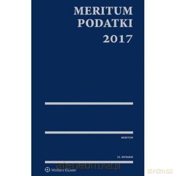 Meritum podatki 2017 - Aleksander Każmierski [KSIĄŻKA]