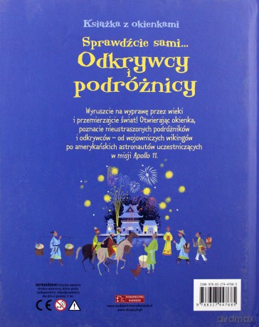 Odkrywcy i podróżnicy. Książka z okienkami - Emily Bone [KSIĄŻKA]
