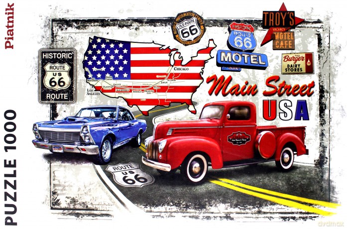 PIATNIK 1000 el. Old Route 66 [PUZZLE]