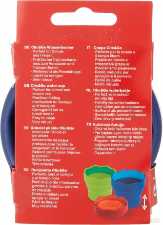 Pojemnik na wodę Click&Go niebieski