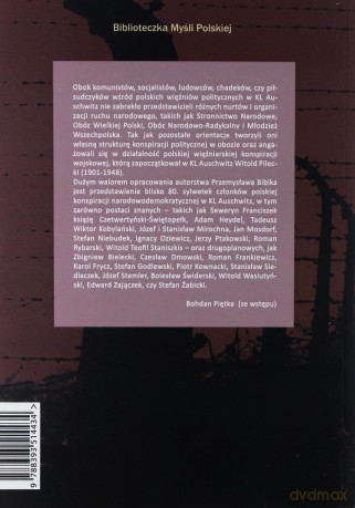 Polscy narodowcy jako ofiary KL Auschwitz - Przemysław Bibik [KSIĄŻKA]