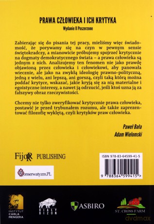Prawa człowieka i ich krytyka - Paweł Bała, Adam Wielomski [KSIĄŻKA]