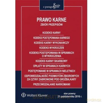 Prawo karne. Zbiór przepisów [KSIĄŻKA]