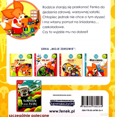 Przygody Fenka. Jem zdrowo! - Magdalena Gruca, Ewa Zontek [KSIĄŻKA]