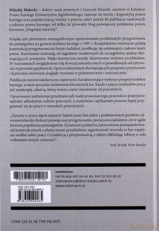 Przygotowanie do przestępstwa - Mikołaj Małecki [KSIĄŻKA]
