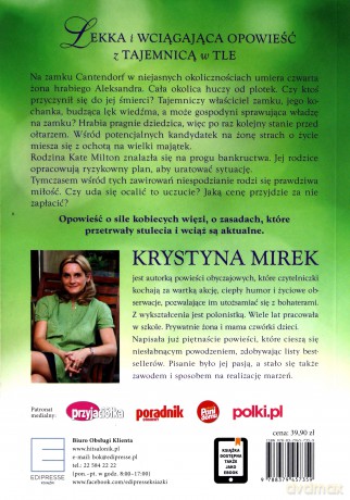 Saga rodu Cantendorf. Tajemnica zamku - Krystyna Mirek [KSIĄŻKA]