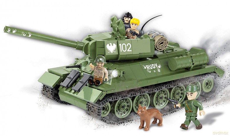 Small Army Czołg T34/85 Czterej Pancerni i pies