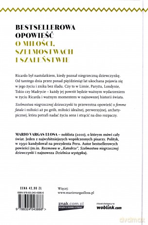 Szelmostwa niegrzecznej dziewczynki - Mario Vargas Llosa [KSIĄŻKA]
