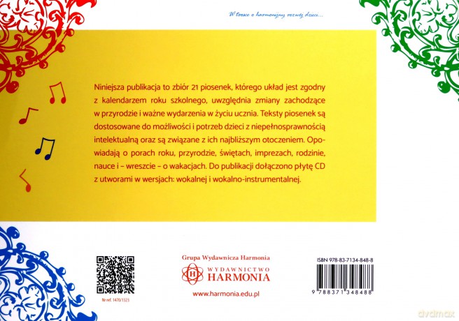 Śpiewnik dla dzieci z niepełnosprawnością - Olga Joniec [KSIĄŻKA]+[CD]